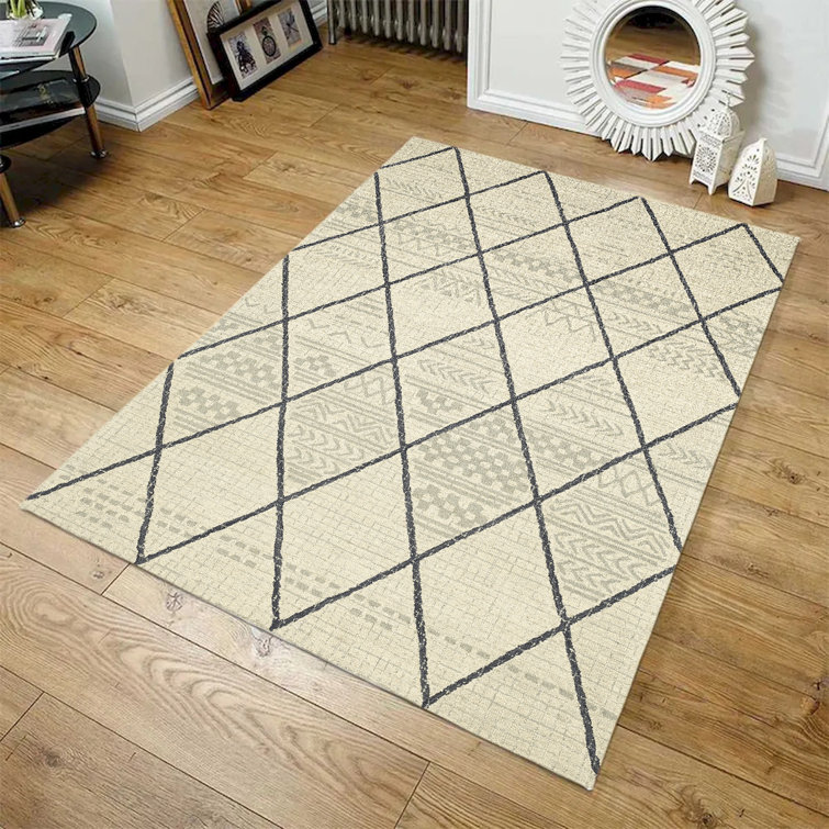 Foundry Select Wool Geometric Rug Wayfair